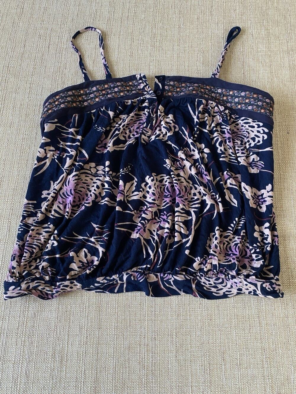 Ecote cami top with buttons down the front L